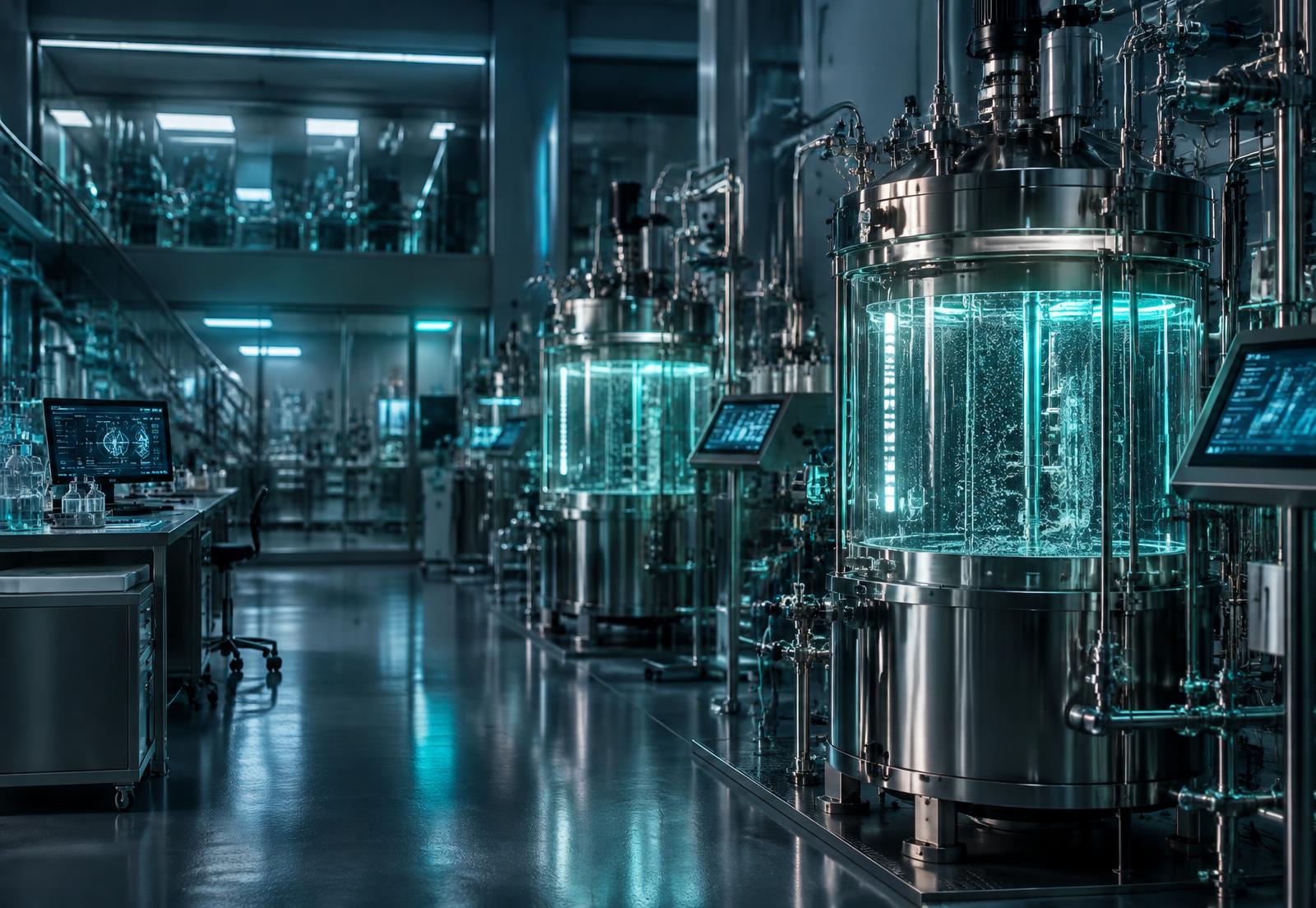Directional visualization of a high-technology bioreactor laboratory